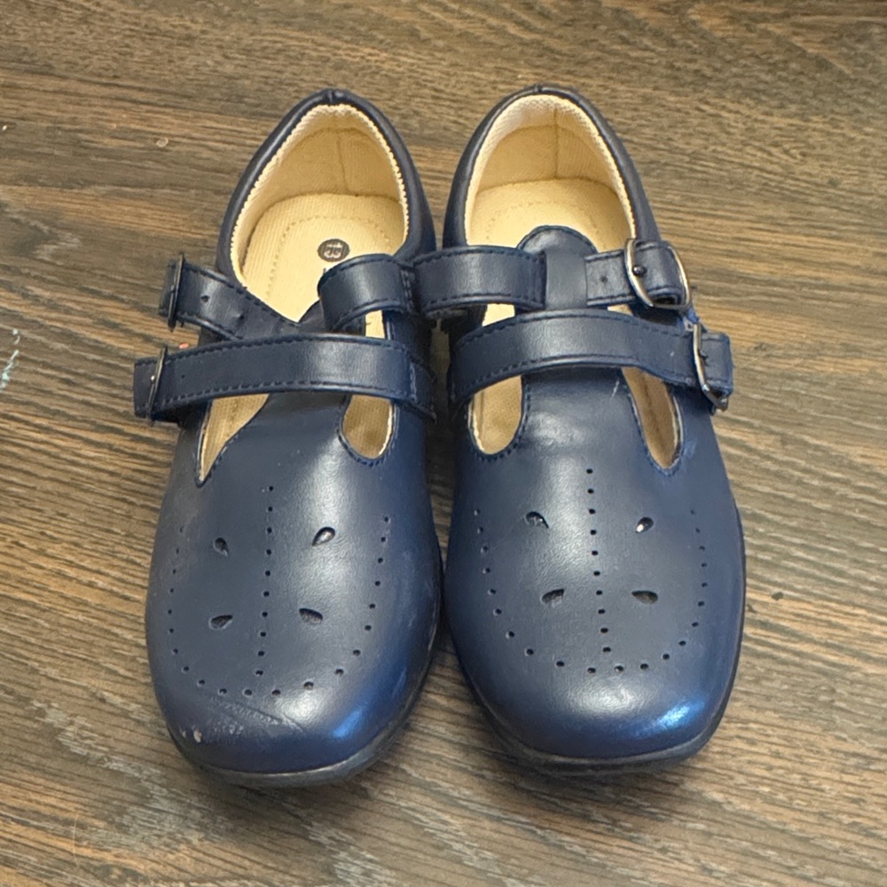 Stride Rite  Easy Stride Navy Dress Shoes for girls
